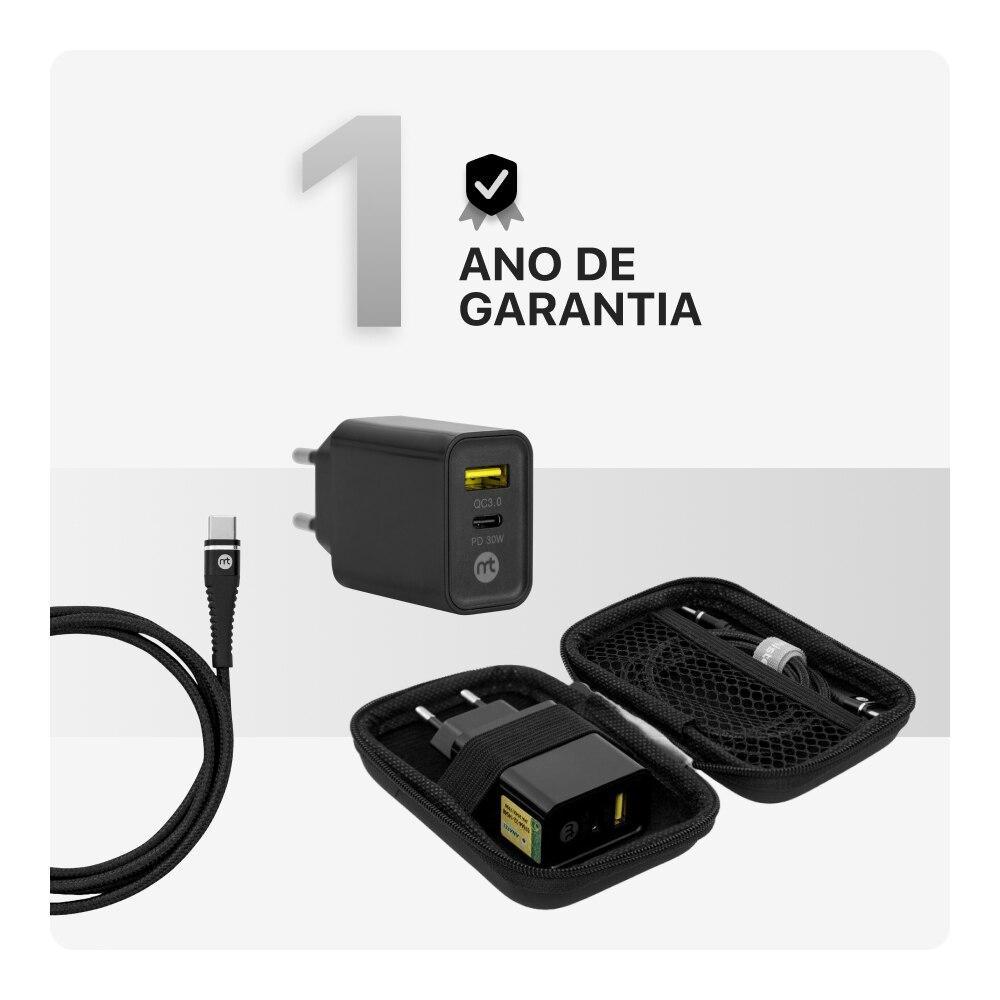 Kit Viagem USB-C para USB-C, Mistertech, Preto - 8