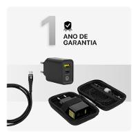 Kit Viagem USB-C para USB-C, Mistertech, Preto - 8