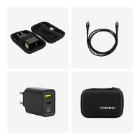 Kit Viagem USB-C para USB-C, Mistertech, Preto - 9