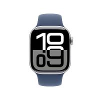 Apple Watch Series 10 GPS • Caixa prateada de alumínio – 42 mm • Pulseira esportiva denim M/G - 2
