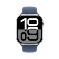 Apple Watch Series 10 GPS • Caixa prateada de alumínio – 46 mm • Pulseira esportiva denim M/G - 2