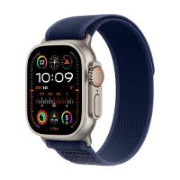 Apple Watch Ultra 2 GPS + Cellular • Caixa natural de titânio de 49 mm • Pulseira loop Trail azul – M/G - 1
