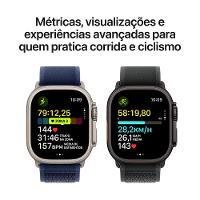 Apple Watch Ultra 2 GPS + Cellular • Caixa natural de titânio de 49 mm • Pulseira loop Alpina canela – G