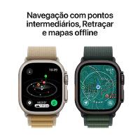 Apple Watch Ultra 2 GPS + Cellular • Caixa natural de titânio de 49 mm • Pulseira loop Alpina canela – G - 6