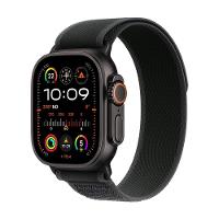 Apple Watch Ultra 2 GPS + Cellular • Caixa preta de titânio de 49 mm • Pulseira loop Trail preta – P/M - 1