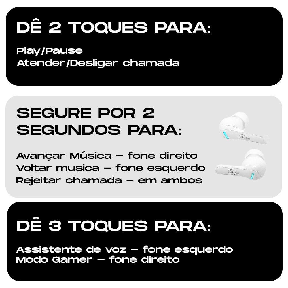 Fone de Ouvido We.Duo Gamer X220, Originais iPlace, Branco - 7