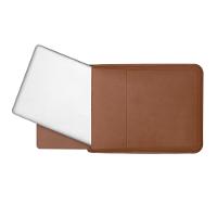 Capa Sleeve com Suporte e Deskpad Marrom para Macbook 16 - 5