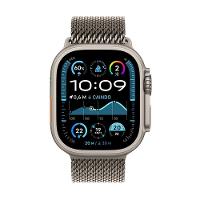 Apple Watch Ultra 2 GPS + Cellular, Caixa natural de titânio de 49 mm, Pulseira natural estilo milanês de titânio – M - 2