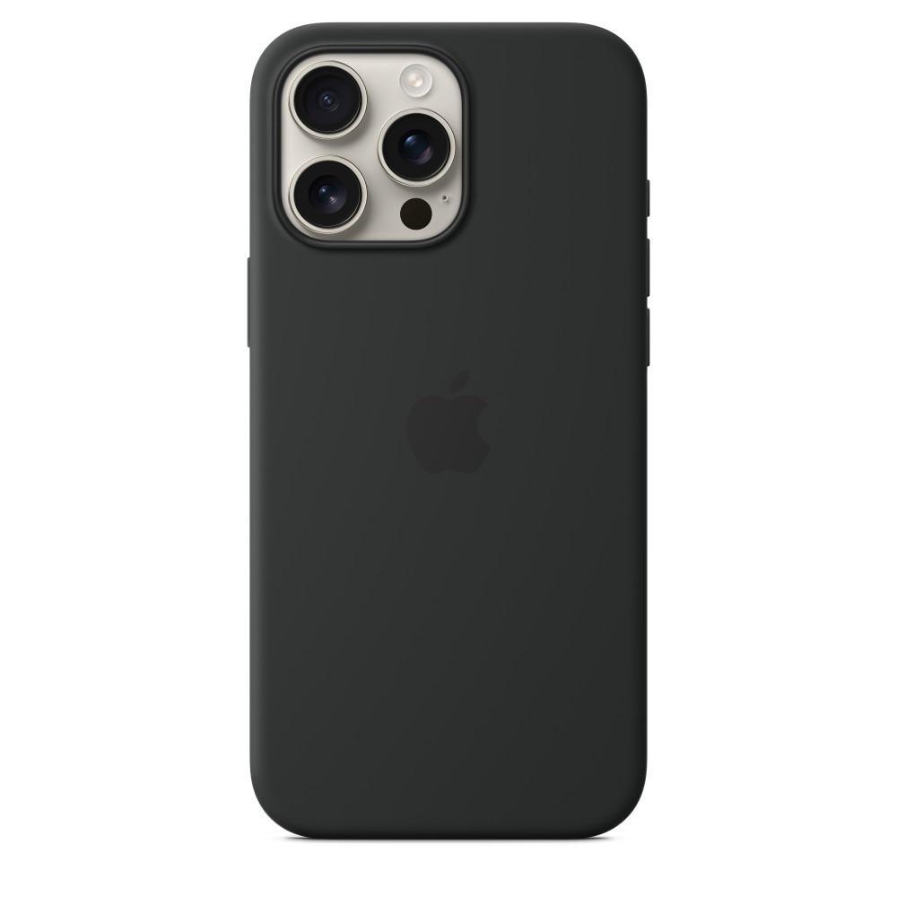 Capa de Silicone com MagSafe iPhone 16 Pro Max, Apple, Preto - 2