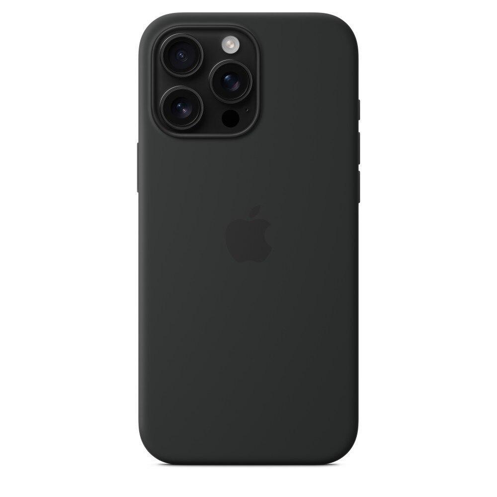 Capa de Silicone com MagSafe iPhone 16 Pro Max, Apple, Preto - 4
