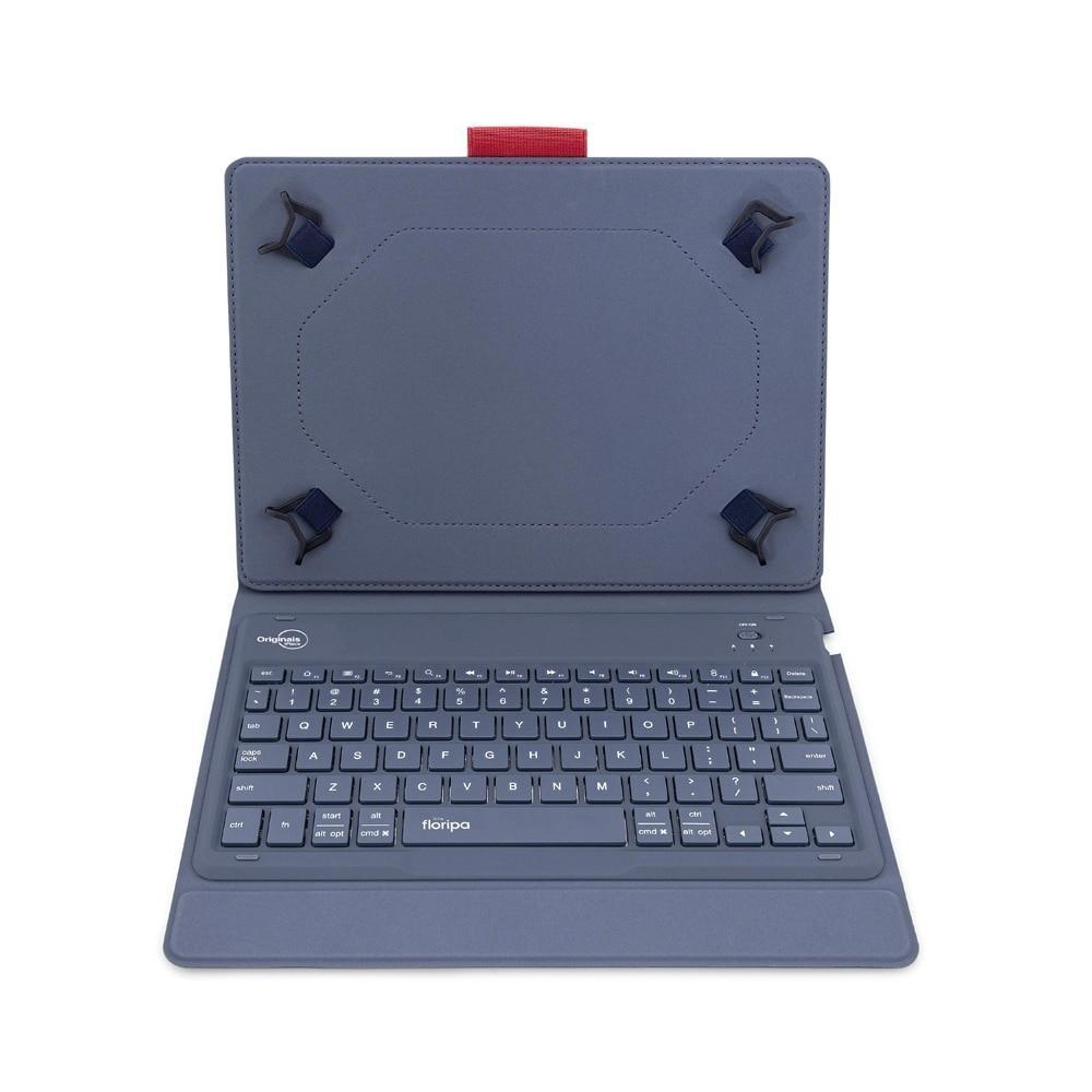 Capa iPad e Tablet com Teclado, Universal telas entre 9 e 11 polegadas, Azul, Originais iPlace - 5