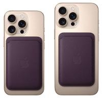 Carteira com MagSafe de tecido FineWoven para iPhone - Verde‑escuro - 4