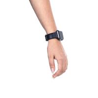 Pulseira de Couro para Apple Watch 42/44/45/46/49 MM, Preto, Originais iPlace - 2