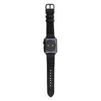 Pulseira de Couro para Apple Watch 42/44/45/46/49 MM, Preto, Originais iPlace - 6