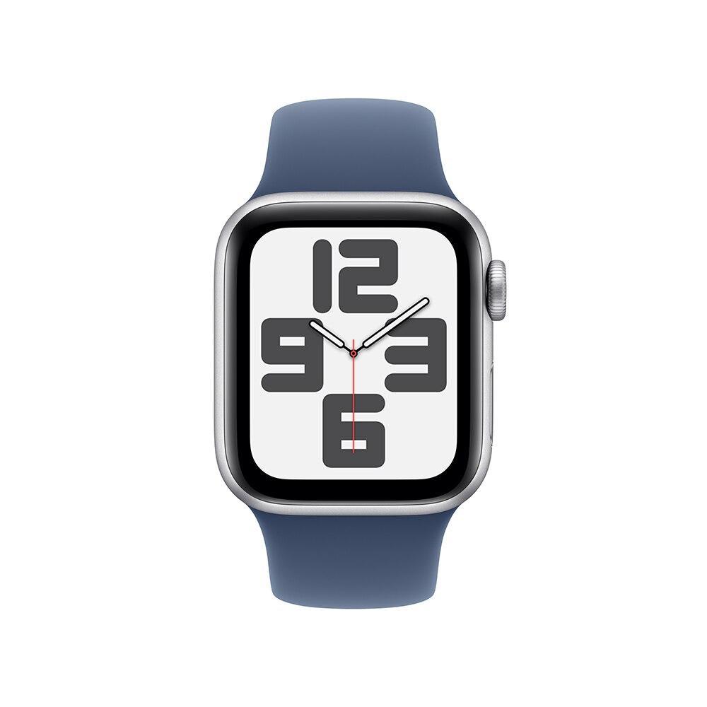 Apple Watch SE GPS • Caixa prateada de alumínio – 40 mm • Pulseira esportiva denim – M/G - 2