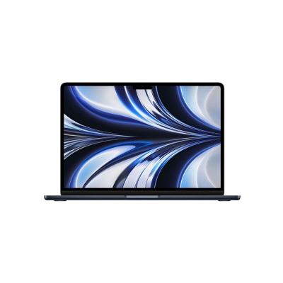Apple MacBook Air 13", M2, CPU de 8 núcleos, GPU de 8 núcleos, 16GB RAM, 256GB SSD- Meia-noite