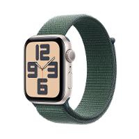 Apple Watch SE GPS • Caixa estelar de alumínio – 44 mm • Pulseira loop esportiva verde-lago - 1