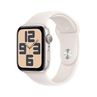 Apple Watch SE GPS • Caixa estelar de alumínio – 44 mm • Pulseira esportiva estelar – M/G - 1