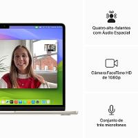Apple MacBook Air 13", M3, CPU de 8 núcleos, GPU de 8 núcleos, 24GB RAM, 512GB SSD - Estelar - 6