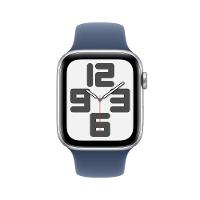 Apple Watch SE GPS + Cellular • Caixa prateada de alumínio – 44 mm • Pulseira esportiva denim – P/M - 2