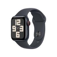 Apple Watch SE GPS + Cellular • Caixa meia-noite de alumínio – 40 mm • Pulseira esportiva meia-noite – P/M - 1