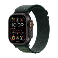 Apple Watch Ultra 2 GPS + Cellular • Caixa preta de titânio de 49 mm • Pulseira loop Alpina verde-escura – G - 1