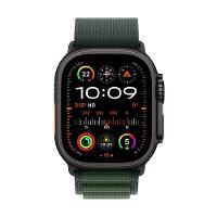 Apple Watch Ultra 2 GPS + Cellular • Caixa preta de titânio de 49 mm • Pulseira loop Alpina verde-escura – G - 2