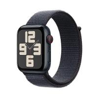 Apple Watch SE GPS + Cellular • Caixa meia-noite de alumínio – 44 mm • Pulseira loop esportiva tinto - 1