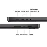 Apple MacBook Pro 16", M4 Pro, CPU de 14 núcleos, GPU de 20 núcleos, 24GB RAM, 512GB SSD - Preto-espacial - 7