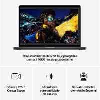 Apple MacBook Pro 16", M4 Pro, CPU de 14 núcleos, GPU de 20 núcleos, 48GB RAM, 512GB SSD - Preto-espacial - 6