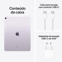 iPad Air 13" M2, 6ª geração, Wi-Fi, 1TB - Roxo - 10