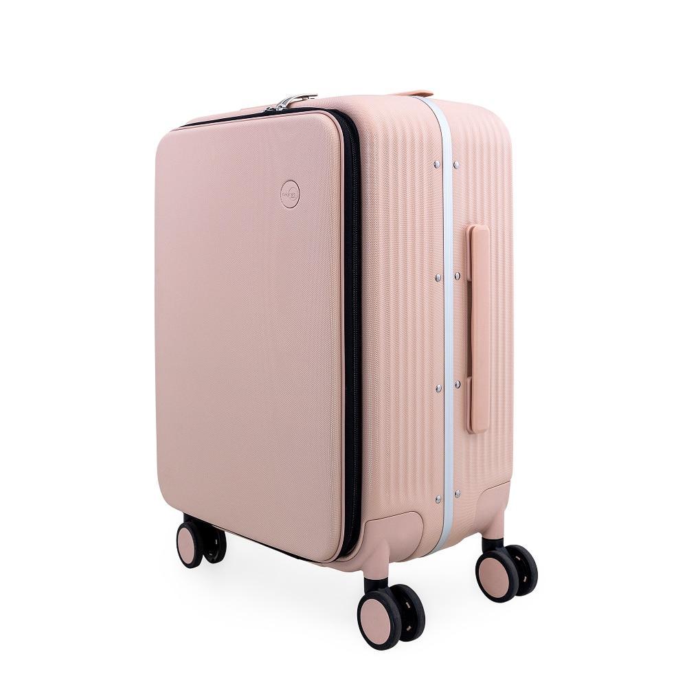 Mala de Bordo com localizador e compartimento para MacBook e iPad, Originais iPlace, Rosa - 1