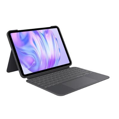 Capa com Teclado Logitech Combo Touch iPad Pro 11" (2024), Teclado Retroiluminado Destacável e Touchpad Integrado- Grafite