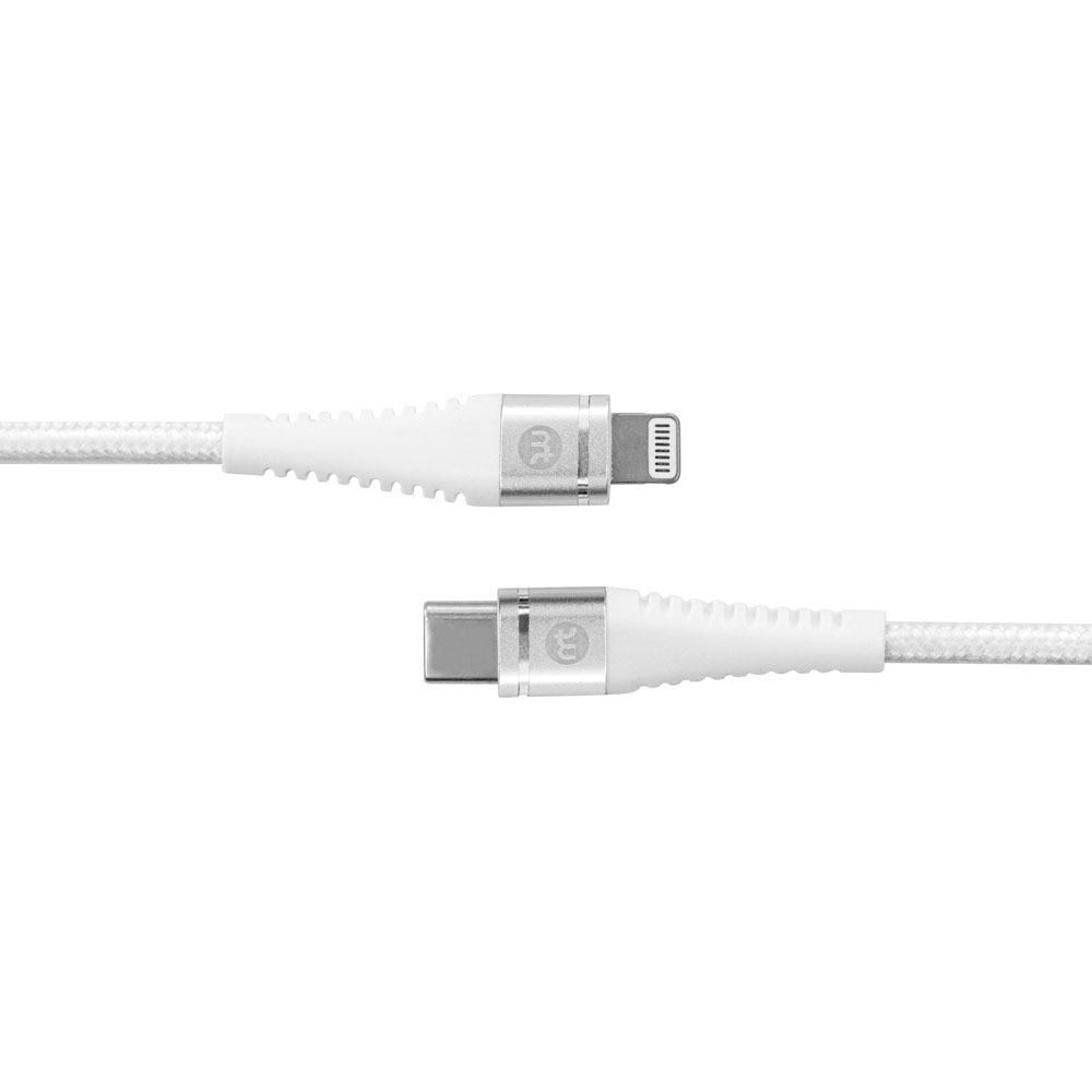 Cabo Ligthning para USB-C Mistertech, 1,5 m, Branco - 1