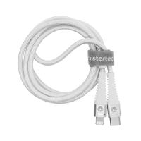 Cabo Ligthning para USB-C Mistertech, 1,5 m, Branco - 3