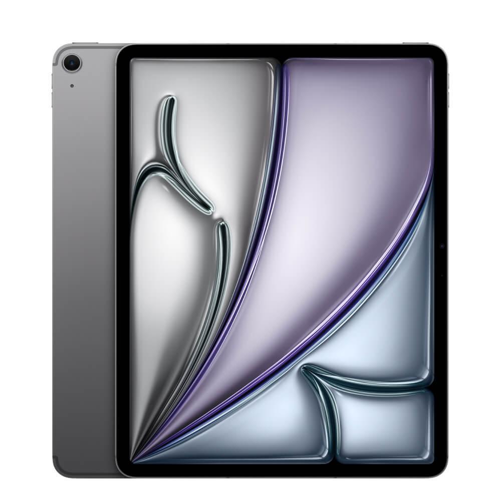 iPad Air 13" M2, 6ª geração, Wi-Fi + Cellular, 1TB - Cinza-espacial - 1