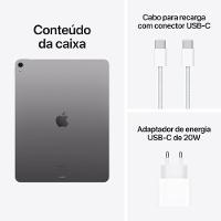iPad Air 13" M2, 6ª geração, Wi-Fi + Cellular, 1TB - Cinza-espacial - 10