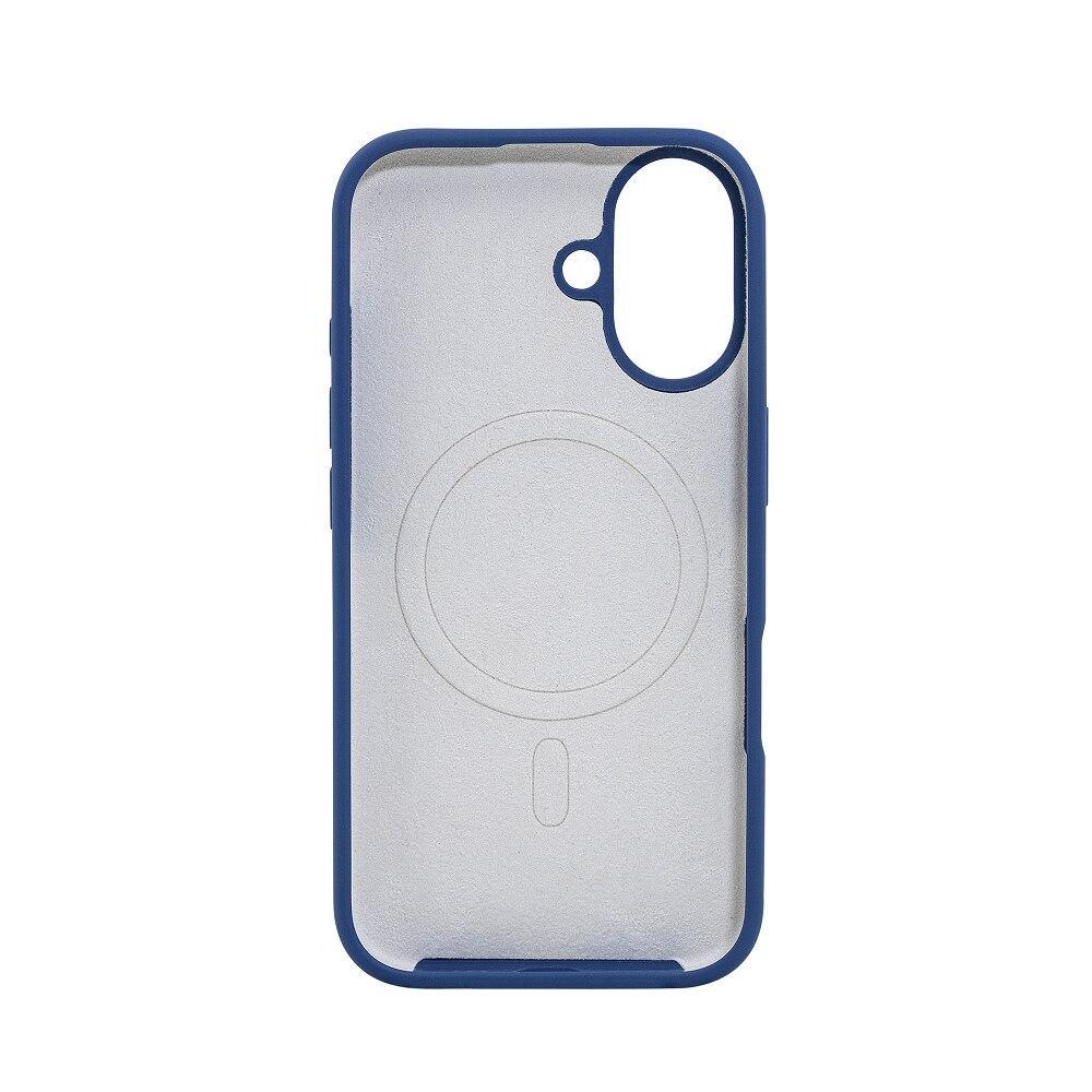 Capa iPhone 16 Originais iPlace, Silicone Essential, Azul  - 5