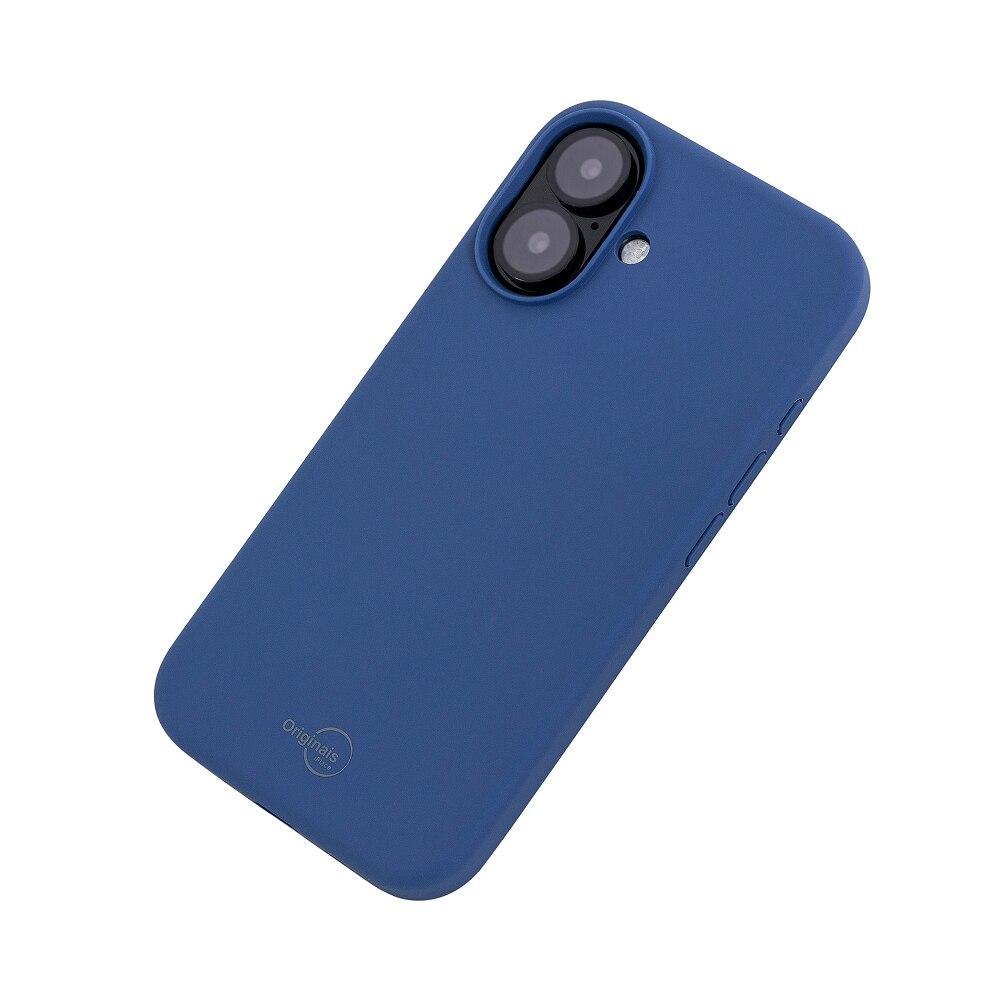 Capa iPhone 16 Originais iPlace, Silicone Essential, Azul  - 6