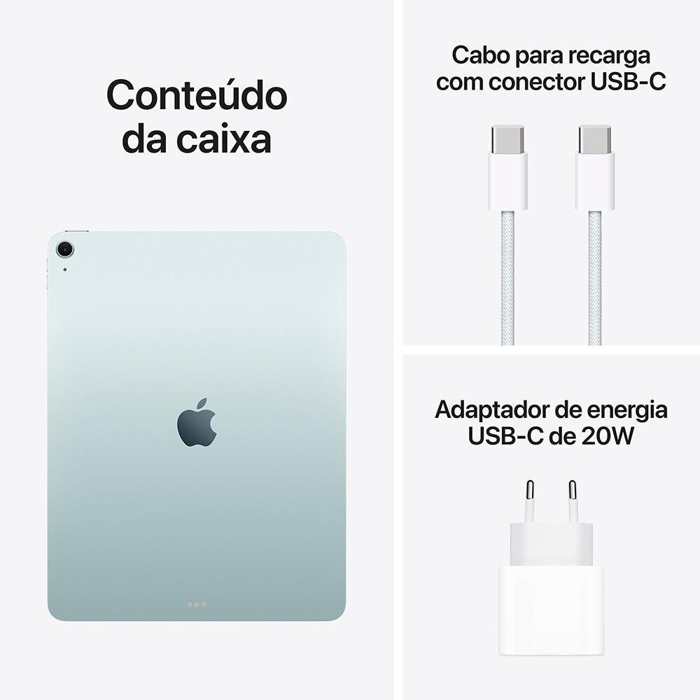 Apple iPad Air 13" M3, 7ª geração, Wi-Fi, 512GB - Azul - 10