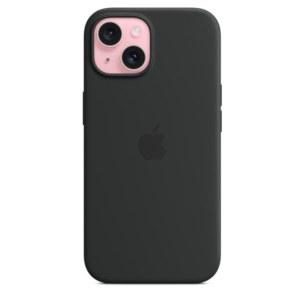 Capa com MagSafe para iPhone 15, Apple, Silicone, Preto  - 2