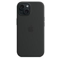 Capa com MagSafe para iPhone 15, Apple, Silicone, Preto  - 5
