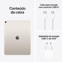 Apple iPad Air 13" M3, 7ª geração, Wi-Fi + Cellular, 256GB - Estelar - 10