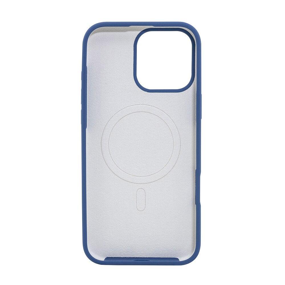 Capa iPhone 16 Pro Max Originais iPlace, Silicone Essential, Azul  - 5