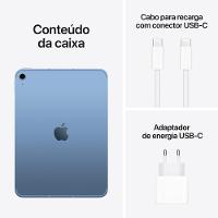 Apple iPad 11ª geração, chip A16, Wi-Fi + Cellular 256GB - Azul - 8
