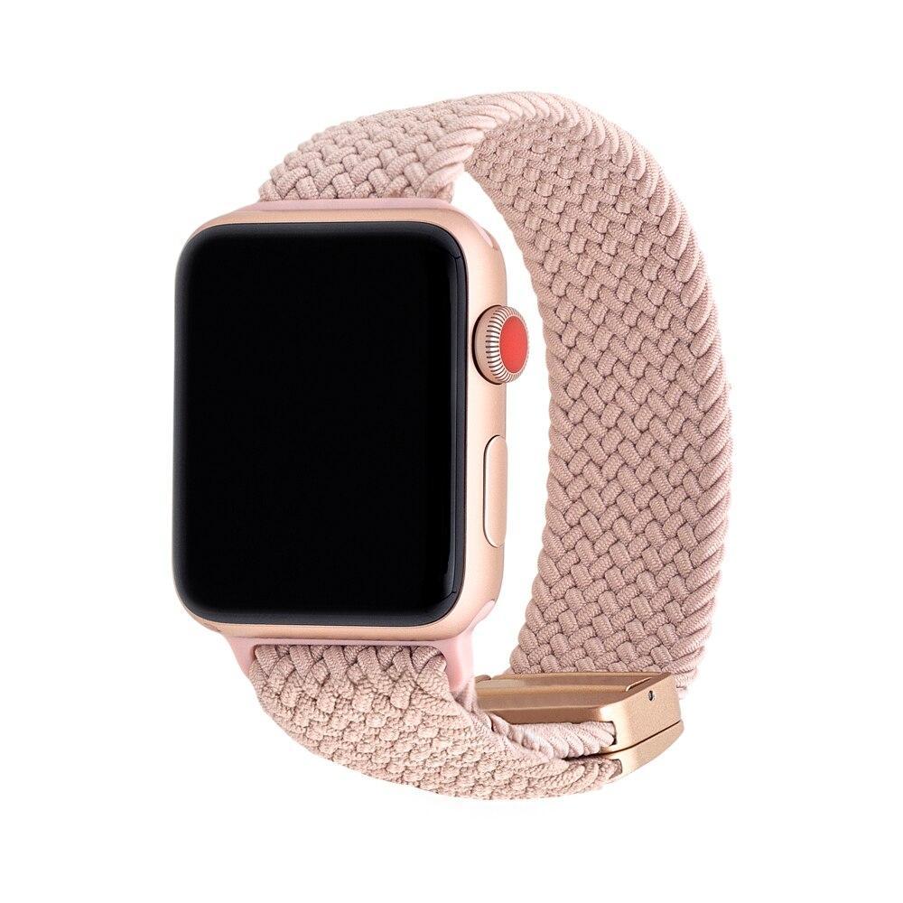 Pulseira Tramada Com Fecho Magnético para Apple Watch 38/40/41 mm, Originais iPlace, Nude - 1
