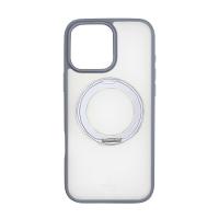 Capa iPhone 16 Pro Originais iPlace, Stand Cinza - 2