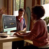 iMac 24", M4, CPU 10 núcleos e GPU 10 núcleos, Memória Unificada 16GB, 256GB SSD - Rosa - 8