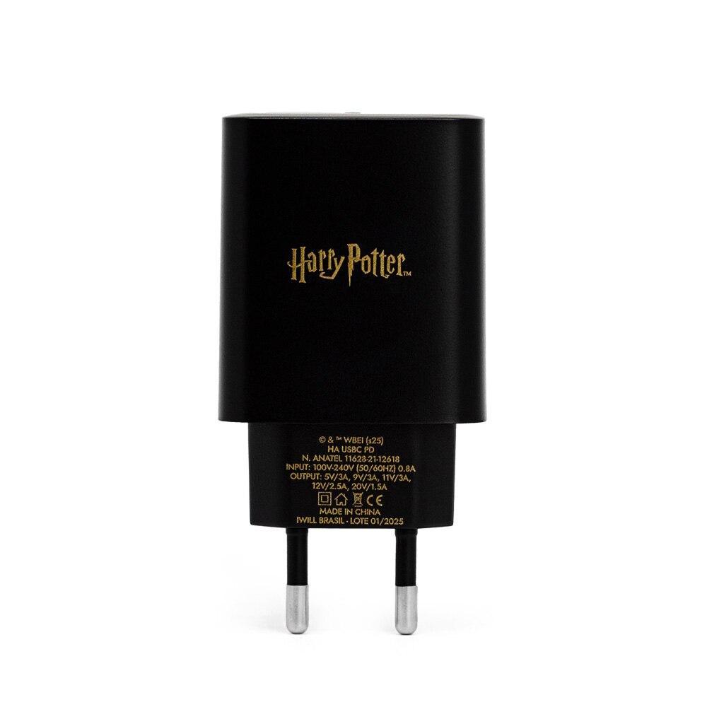 Carregador USB-C 33W Preto | Hogwarts Harry Potter - iWill - 3