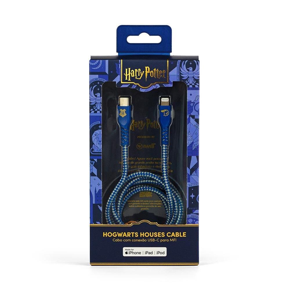 Cabo Lightning para USB-C Azul | Corvinal Harry Potter - iWill - 4